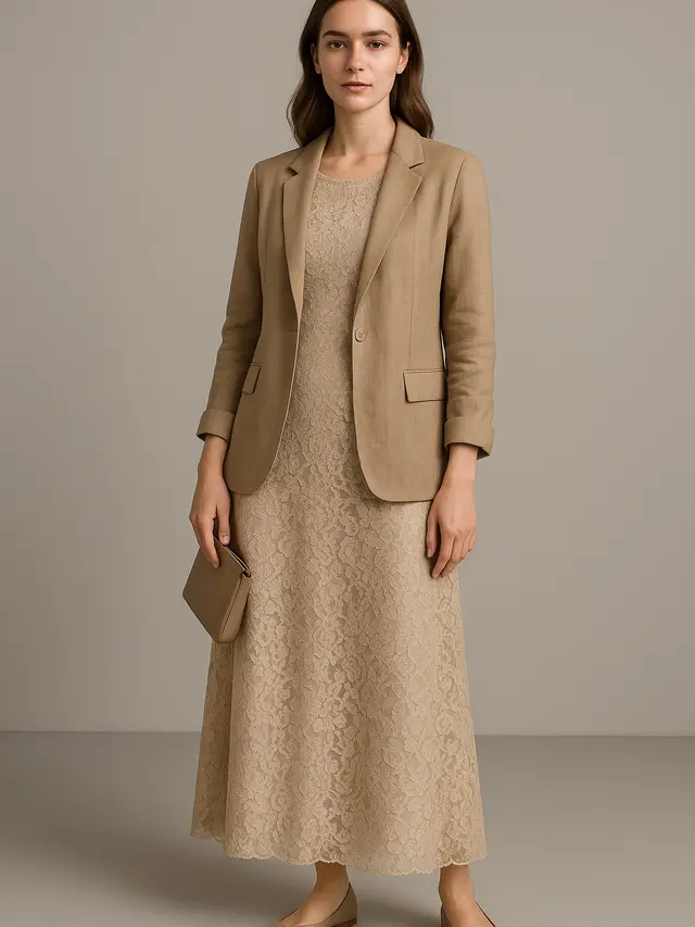 Long Dress Brokat Terlalu Formal? Tambahkan 7 Outer Ini Biar Lebih Santai