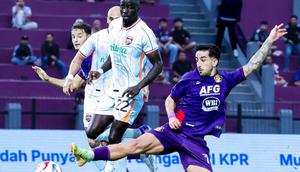 Pertandingan antara Persik Kediri vs Borneo FC pada lanjutan BRI Super League 2025/2026. (Bola.com/Gatot Sumitro)