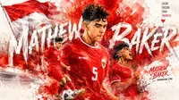 Bek Timnas Indonesia, Mathew Baker. (Bola.com/AI Generated)