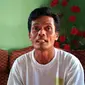 Dadang Mulya pria yang mengaku fotonya menjadi salah satu sampul rokok Indonesia. Foto (Liputan6.com / Panji Prayitno)