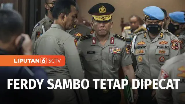 VIDEO: Banding Ditolak, Ferdy Sambo Tetap Dipecat dari Kesatuan Polri