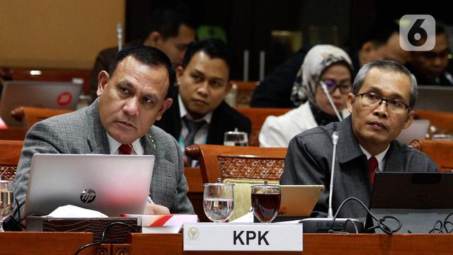 Pimpinan dan Dewas KPK Rapat Bersama Komisi III DPR