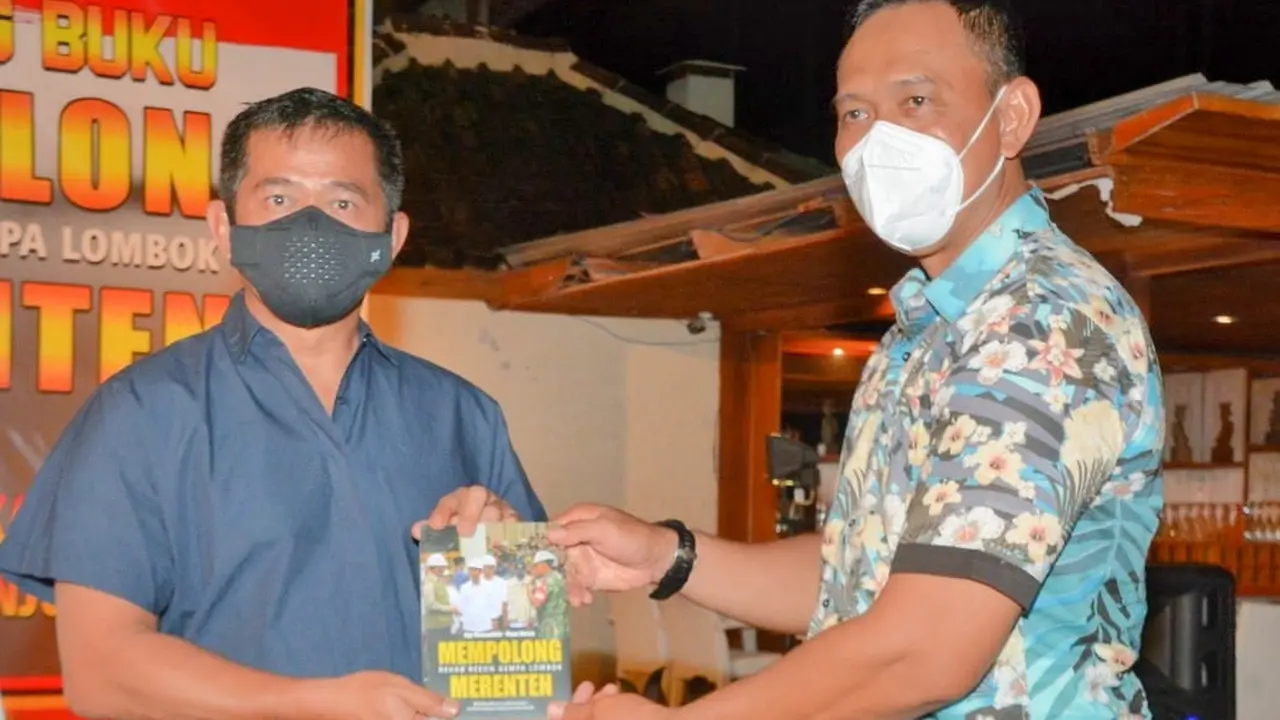 Pangdam Udayana Luncurkan Buku “Mempolong Merenten” kisah Gempa Lombok