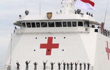 FOTO: Momen Kapal Rumah Sakit TNI AL KRI dr. Radjiman Antar Bantuan Kemanusiaan ke Palestina