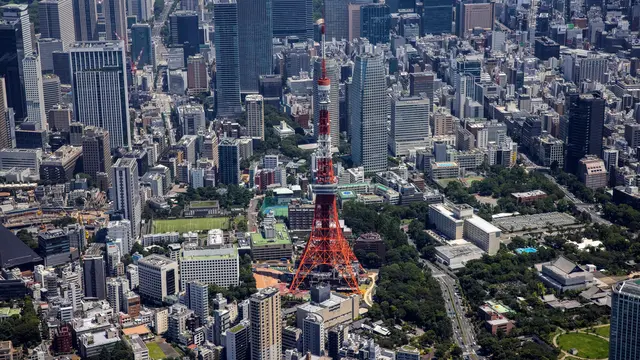 Pemandangan udara Tokyo jelang Olimpiade 2020