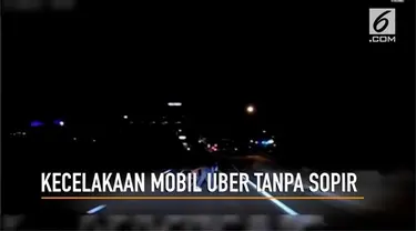 Polisi Arizona merilis video tabrakan antara mobil nir awak Uber dan wanita pejalan kaki.