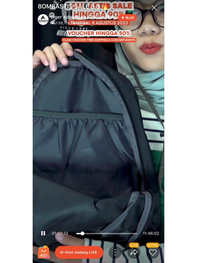 Streaming Jualan di Shopee Live, Brand Lokal Eiger Pecah Rekor Omzet 16 Kali Lipat