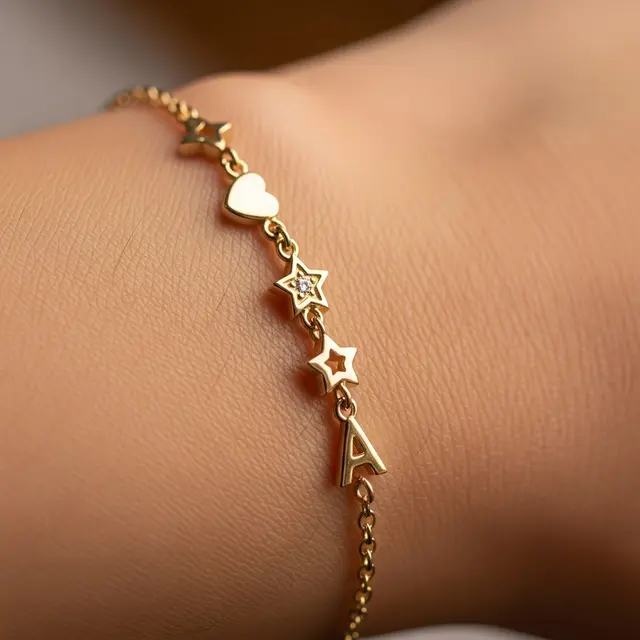Gelang Emas Gram Kecil 18K Masa Kini