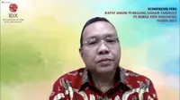Direktur Utama BEI Iman Rachman (Foto: tangkapan layar/Pipit I.R)