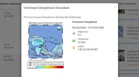 Pada hari ini, Selasa (9/4/2024) lindu kembali menggetarkan sejumlah wilayah di Tanah Air. Hingga pukul 19.50 WIB, ada tiga kali gempa hari ini getarkan Indonesia. (www.bmkg.go.id)