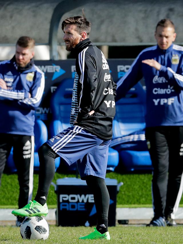 Lionel Messi Mulai Latihan bersama Timnas Argentina