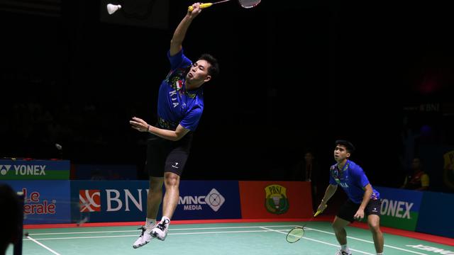 Sabar Karyaman Gutama/Moh Reza Pahlevi Isfahani - BNI Indonesia Masters 2023 - Bulu Tangkis