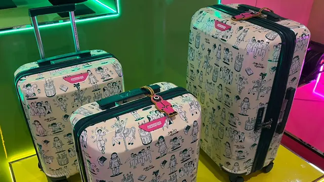 Edisi Terbatas Netflix Squid Game X American Tourister Bawa Semangat Serunya Perjalanan Wisata Lewat Koper Ikonik. (Dok: Liputan6.com/dyah)