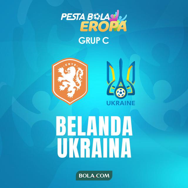 Piala Eropa - Euro 2020 Belanda Vs Ukraina
