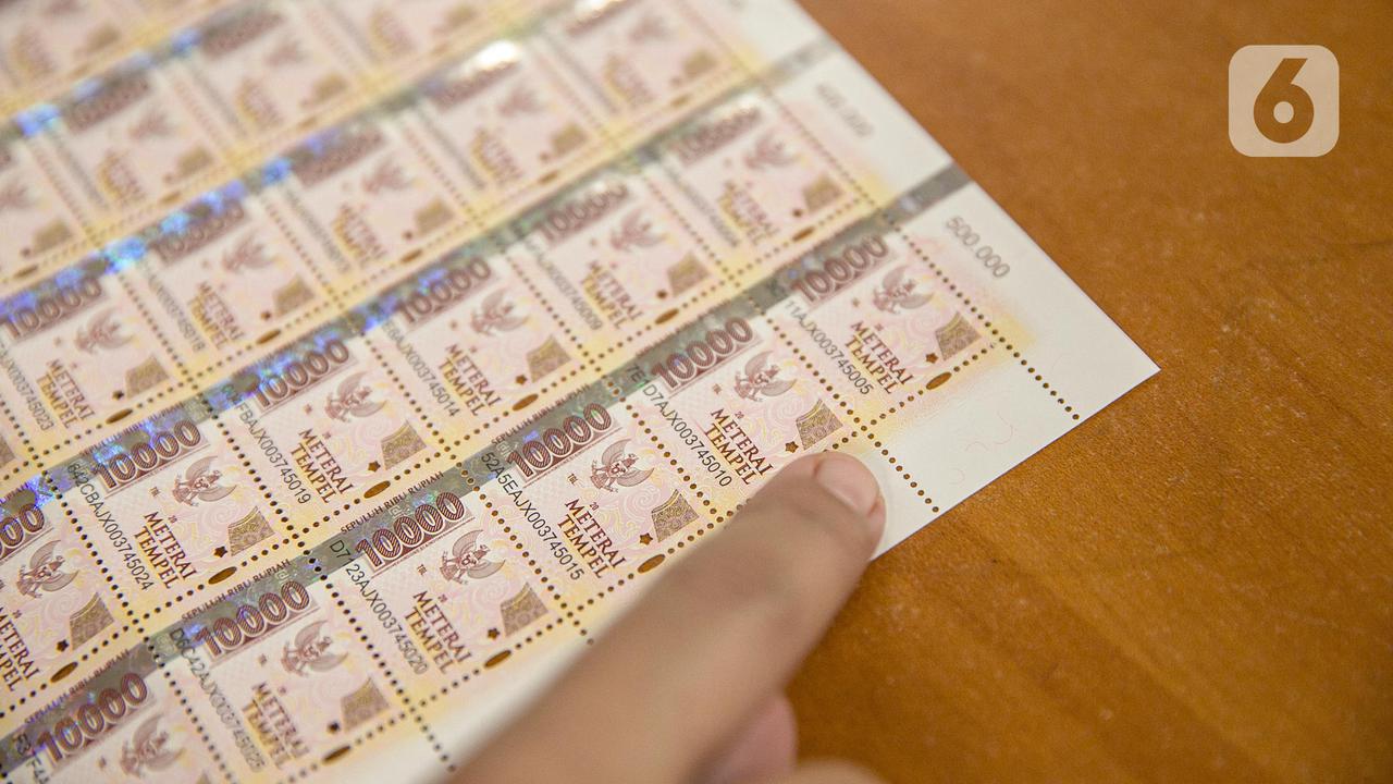 Pembelian Materai Rp 10.000 di Kantor Pos