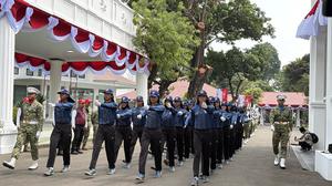 Persiapan di Istana Merdeka, Gladi Kotor HUT Ke-81 RI Bergulir