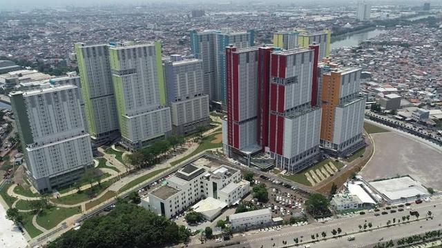 Kementerian PUPR siap menerima kembali pengelolaan Rumah Susun atau Rusun Wisma Atlet Kemayoran di Jakarta dari BNPB. Wisma Atlet Kemayoran akan dikembalikan fungsinya seperti semula untuk hunian. (Dok Kementerian PUPR)