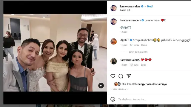 Kenangan Natasha Dewanti yang hengkang dari Ikatan Cinta (Foto: Instagram iam.evansanders)