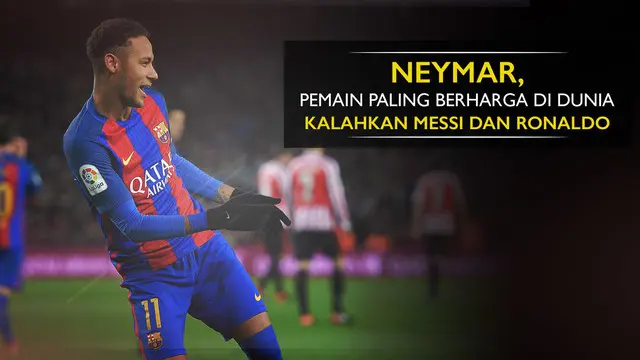 Neymar, Pemain Paling Berharga di Dunia Kalahkan Messi dan Ronaldo