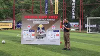 Menpora Zainudin Amali saat membuat Media Cup 2022 (Dok PSSI Pers)