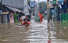 Banjir Banten NTB Jakarta Meluas, BNPB Imbau Warga Tingkatkan Kewaspadaan