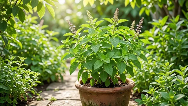 Holy Basil atau Tulsi (Kemangi Suci)