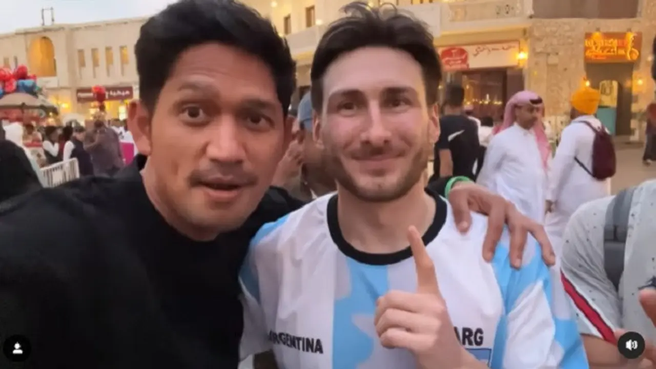 Ibnu Jamil - Lionel Messi (Foto: Instagram/@ibnujamilo)