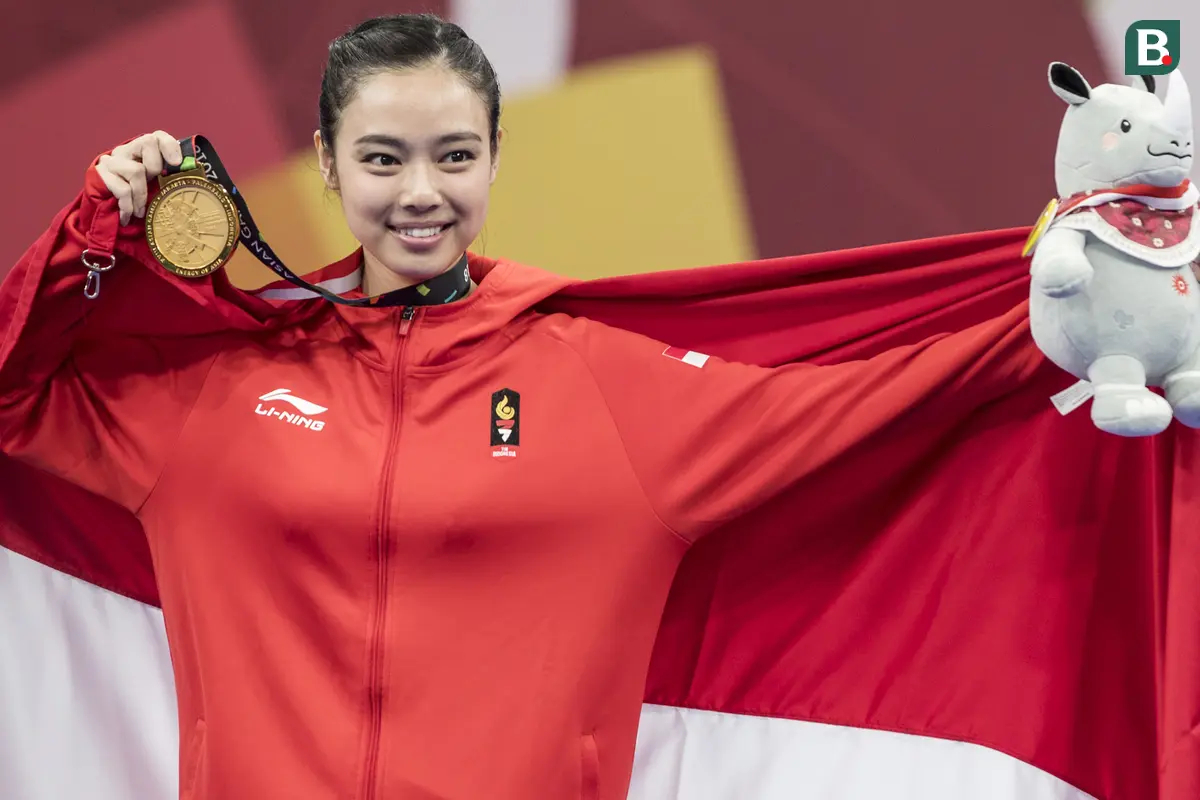 Wushu Putri Indonesia : Lindswell Kwok