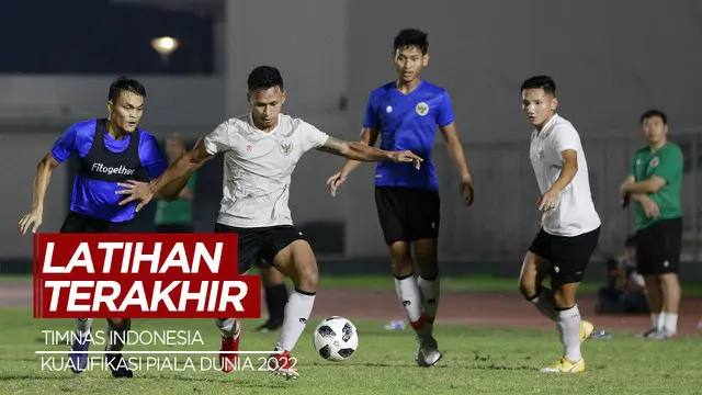 Berita Video Timnas Indonesia Jalani Latihan Terakhir Sebelum Berangkat ke Dubai