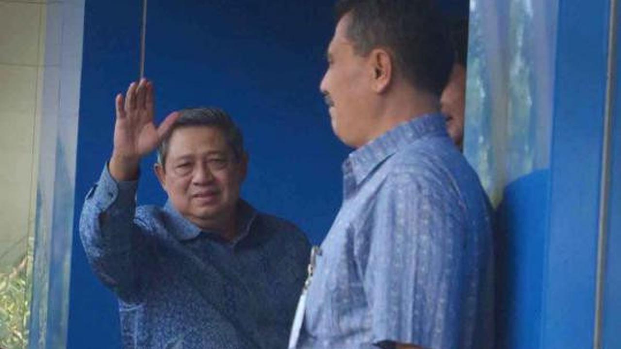SBY hadiri rapat di kantor DPP Partai Demokrat