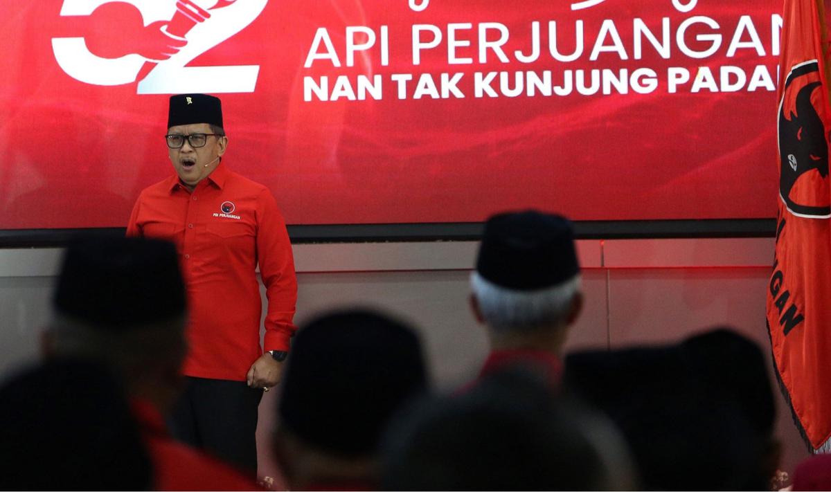 Megawati Pidato di HUT ke-52 PDIP