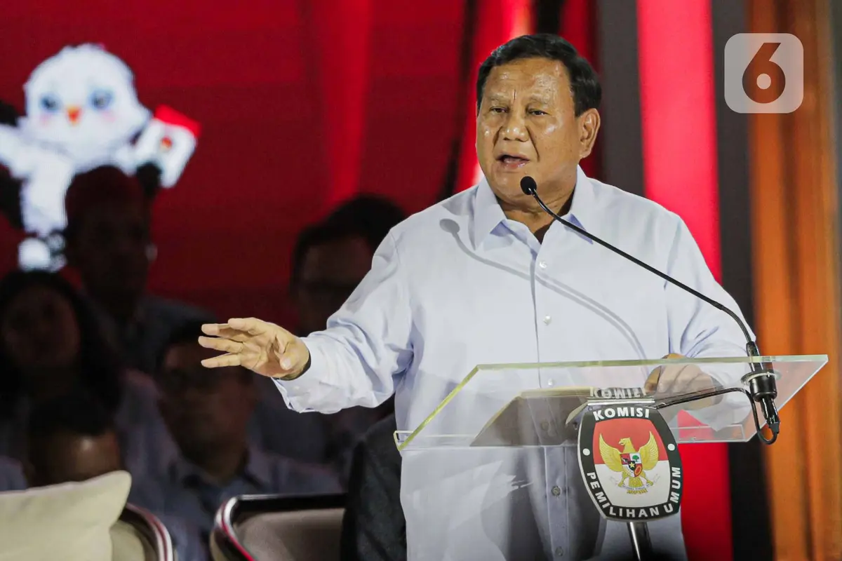Calon Presiden saat Debat Ketiga Pemilu 2024