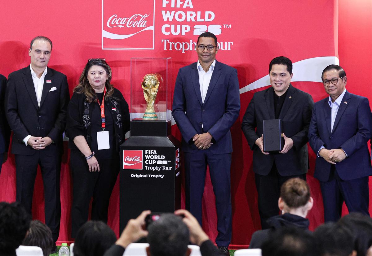 FOTO: Trofi Piala Dunia Bisa Dilihat Langsung oleh Publik di Jakarta Convention Center