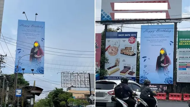 Bikin Viral, Ini 7 Baliho Ucapan Selamat Ulang Tahun yang Jadi Salah Fokus
