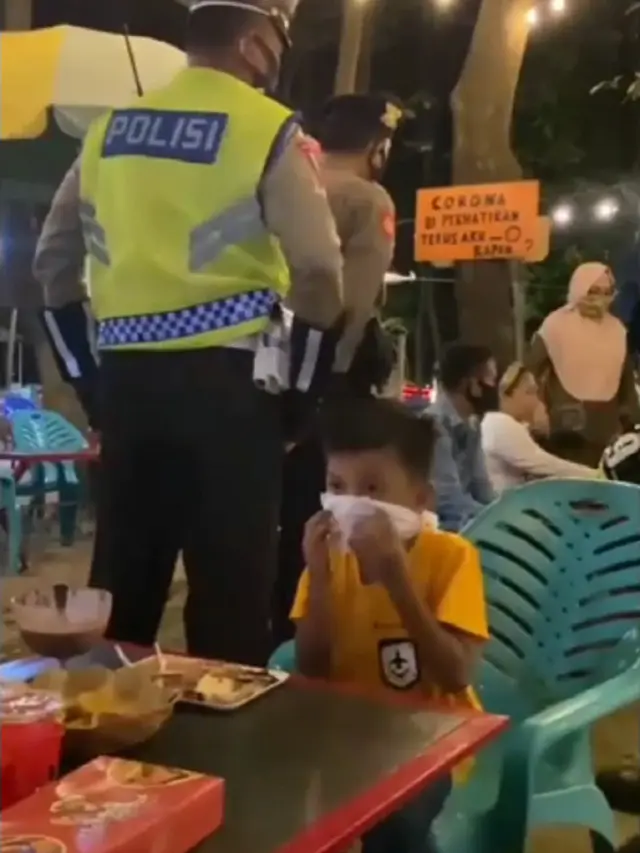 bocah sulap tisu jadi masker