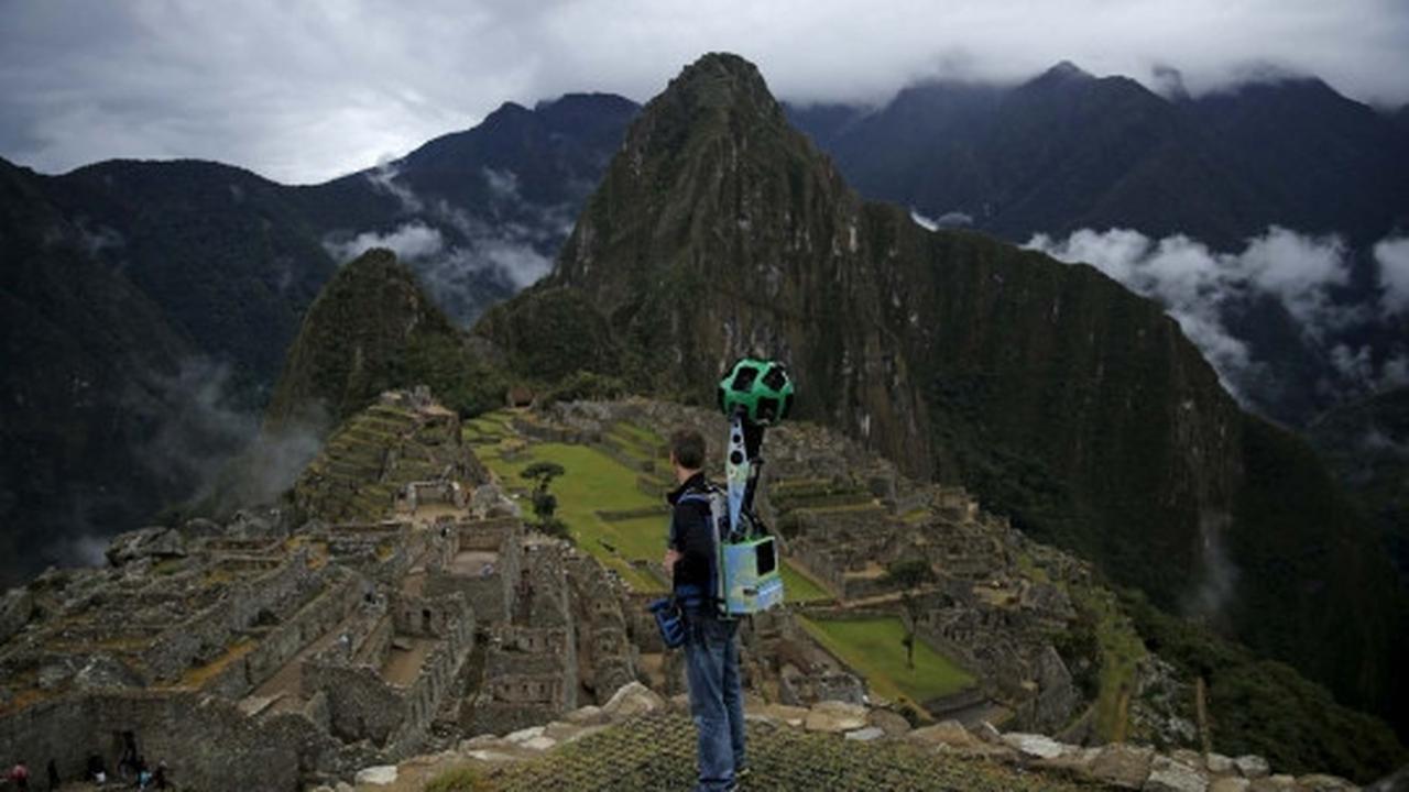 Penjelajahan Google Street View di gunung tua Suku Inca