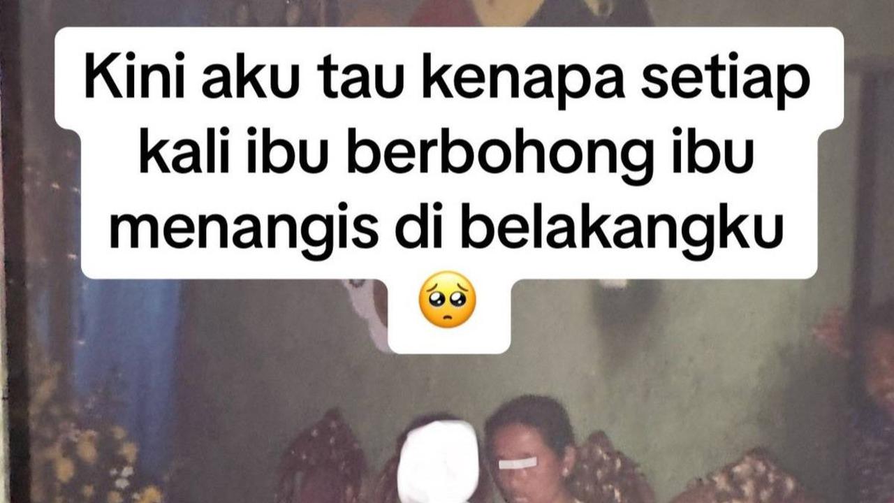 Pemuda ini mengaku kini dirinya mengetahui kenapa sang Ibu menangis di belakangnya setiap kali berbohong kepadanya. "Kini aku tau kenapa setiap kali Ibu berbohong Ibu menangis di belakangku," ujarnya. <br>