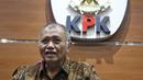 Ketua KPK Agus Rahardjo saat jumpa pers menyampaikan Penolakan pasal  Tindak Pidana Korupsi di gedung KPK, Jakarta, Selasa (5/6). Rencana penyertaan pasal Tipikor dalam RKUHP dapat melemahkan pemberantasan korupsi oleh KPK. (Liputan6.com/Herman Zakharia)