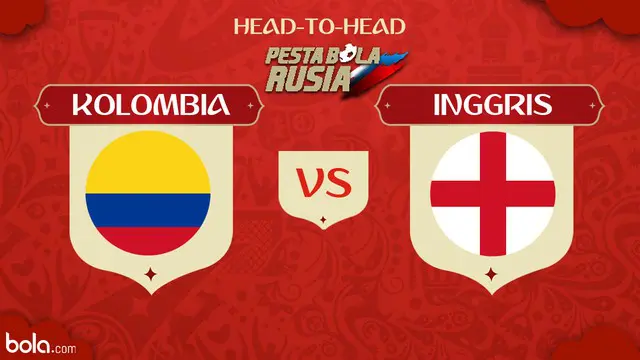 VIDEO: Kolombia Vs Inggris, Harry Kane Mesin Gol The Three Lions