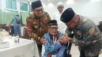 Muhammad Taher, jemaah haji tertua asal Aceh. (Foto: Kemenag)