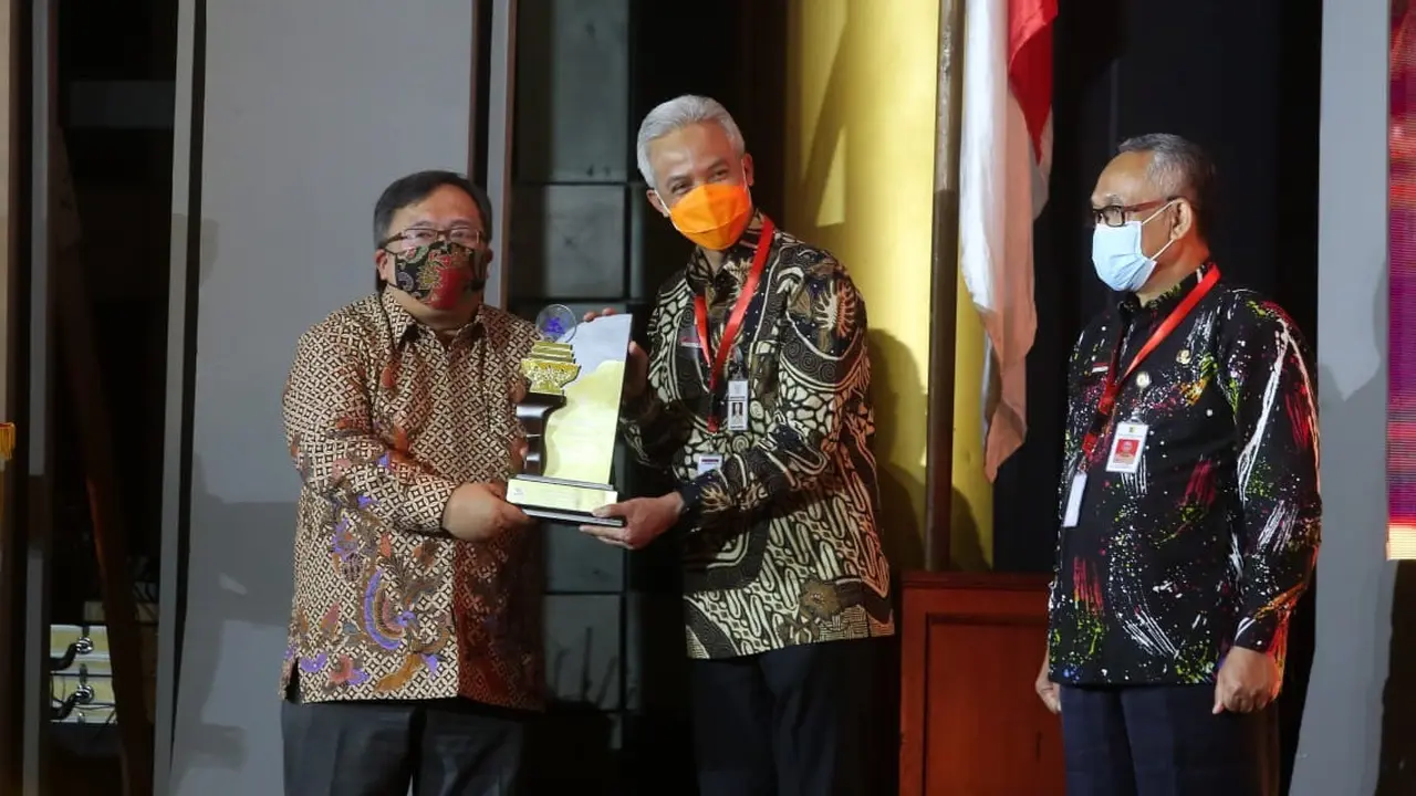 Jawa Tengah Raih Posisi Pertama Sebagai Provinsi Inovatif di Indonesia Award