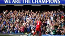 Steven Gerrard mendapat sambutan dari pendukung Chelsea. 10 Mei 2015. (Action Image via Reuters/John Sibley)