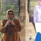 Sekretaris BPPSDMP Kementerian Pertanian Siti Munifah saat peresmian BPP Kostratani Jogoroto di Jombang, Jawa Timur, Minggu (16/8/2020). (Ist)