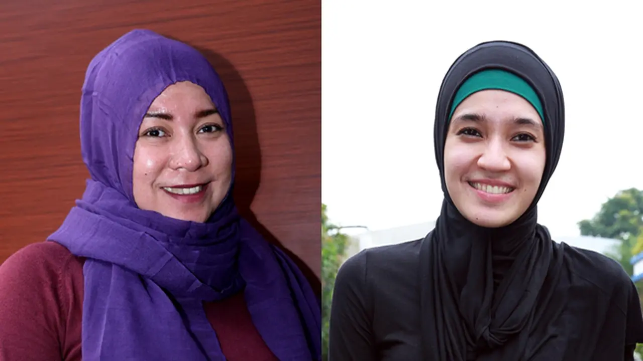 Melly Goeslaw dan Dhini Aminarti