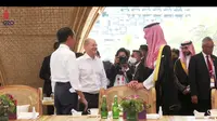 Momen makan siang para presiden G20 di The Ampurva Kempinski, di sela-sela diskusi KTT pada Selasa (15/11/2022). (Liputan6/Benedikta Miranti)