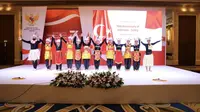 Penampilan Tari Papua dalam peringati 70 tahun hubungan diplomatik Indonesia-Turki di Hotel JW Marriot Ankara, Turki (21/9/2019) (Liputan6.com/KBRI Ankara)