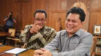 Pimpinan Garda Matahari Azrul Tanjung saat bertemu dengan Anies Baswedan. (Istimewa)