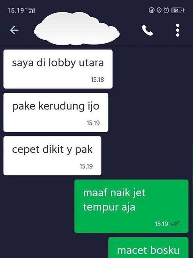 8 Chat Kocak Cara Driver Ojekol Batalkan Pesanan