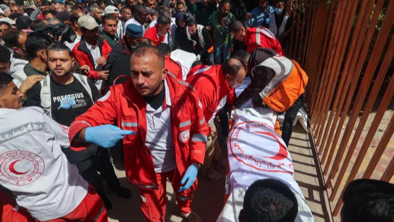 petugas medis palestina di gaza