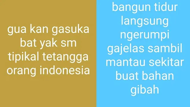 Tetangga Suka Gibah, Netizen Ini Sindir dengan Cara Kocak